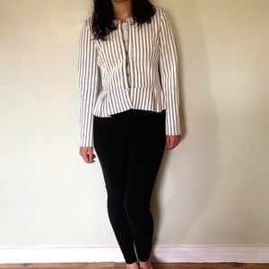 Scuba Knit Peplum Jacket